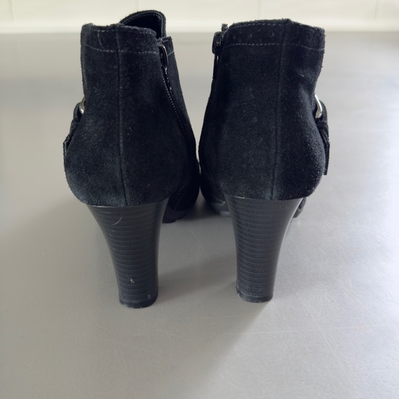 Aerosoles Mentor Suede Heeled Booties Size 8.5 - Picture 6 of 13